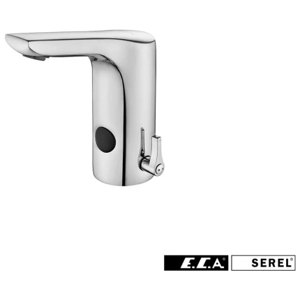 Μπαταρία Νιπτήρα Ηλεκτρονική (ρευμ.) SEREL ECA Chrome