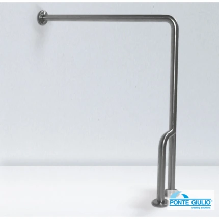 ΜΠΑΡΑ ΤΟΙΧΟΥ-ΔΑΠΕΔΟΥ 80x87,7Y AMEA INOX MAT